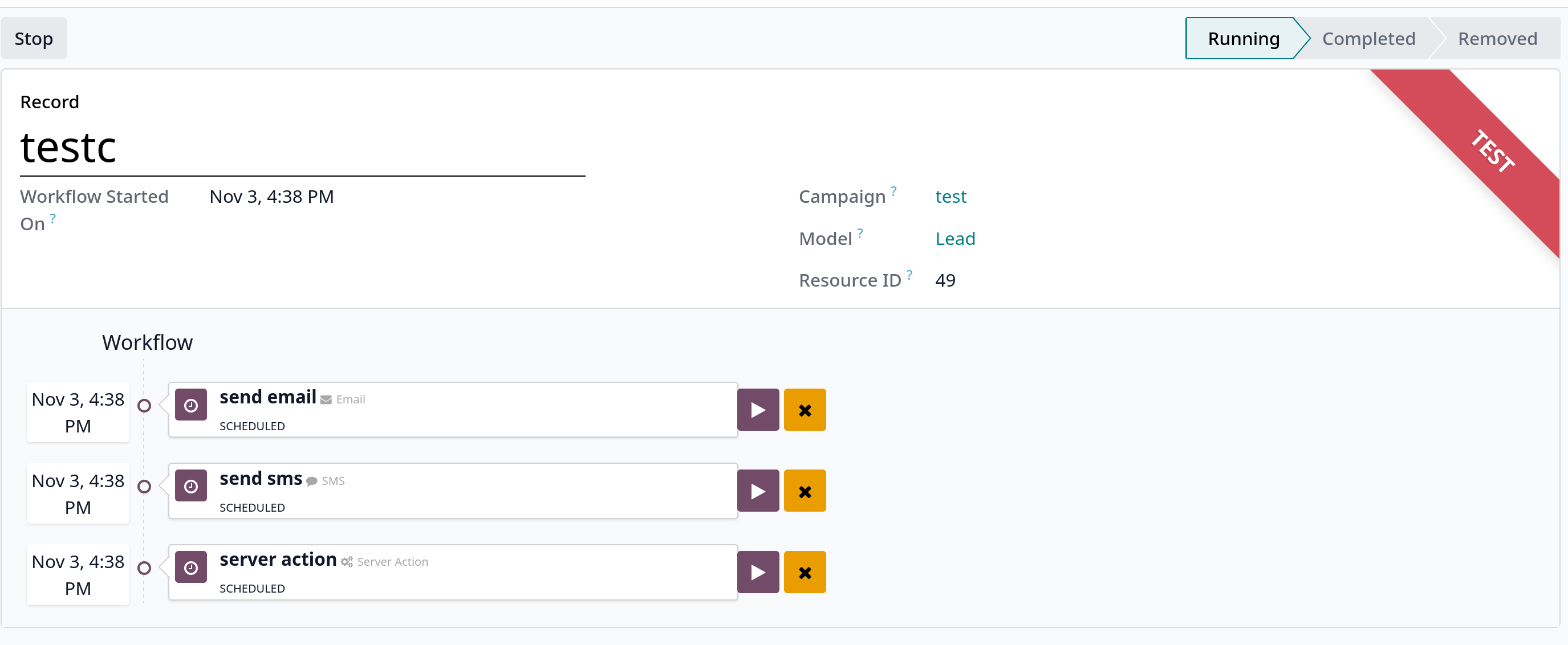 automation launch test