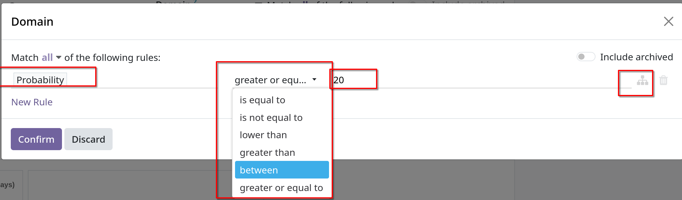 domain assignment rule