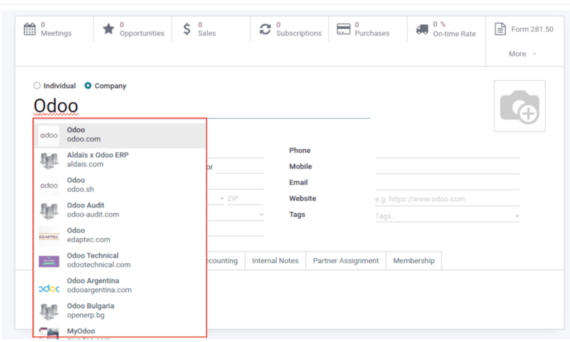 crm partner enrich