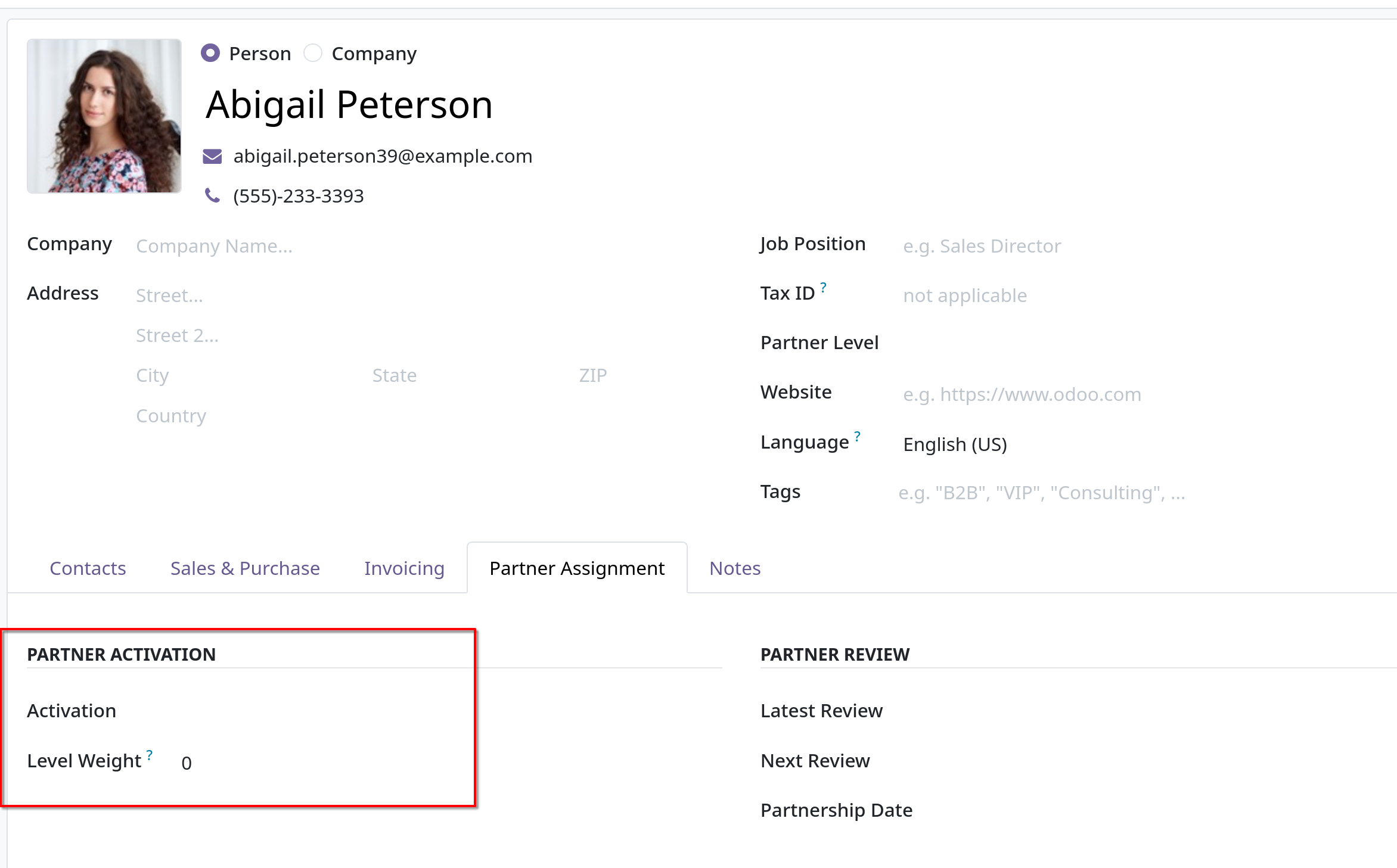 reseller contact level weight