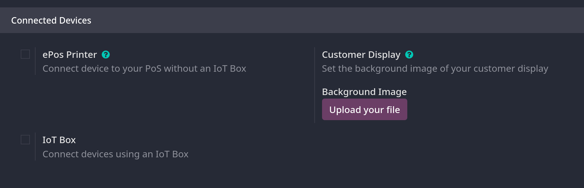 pos connected devices