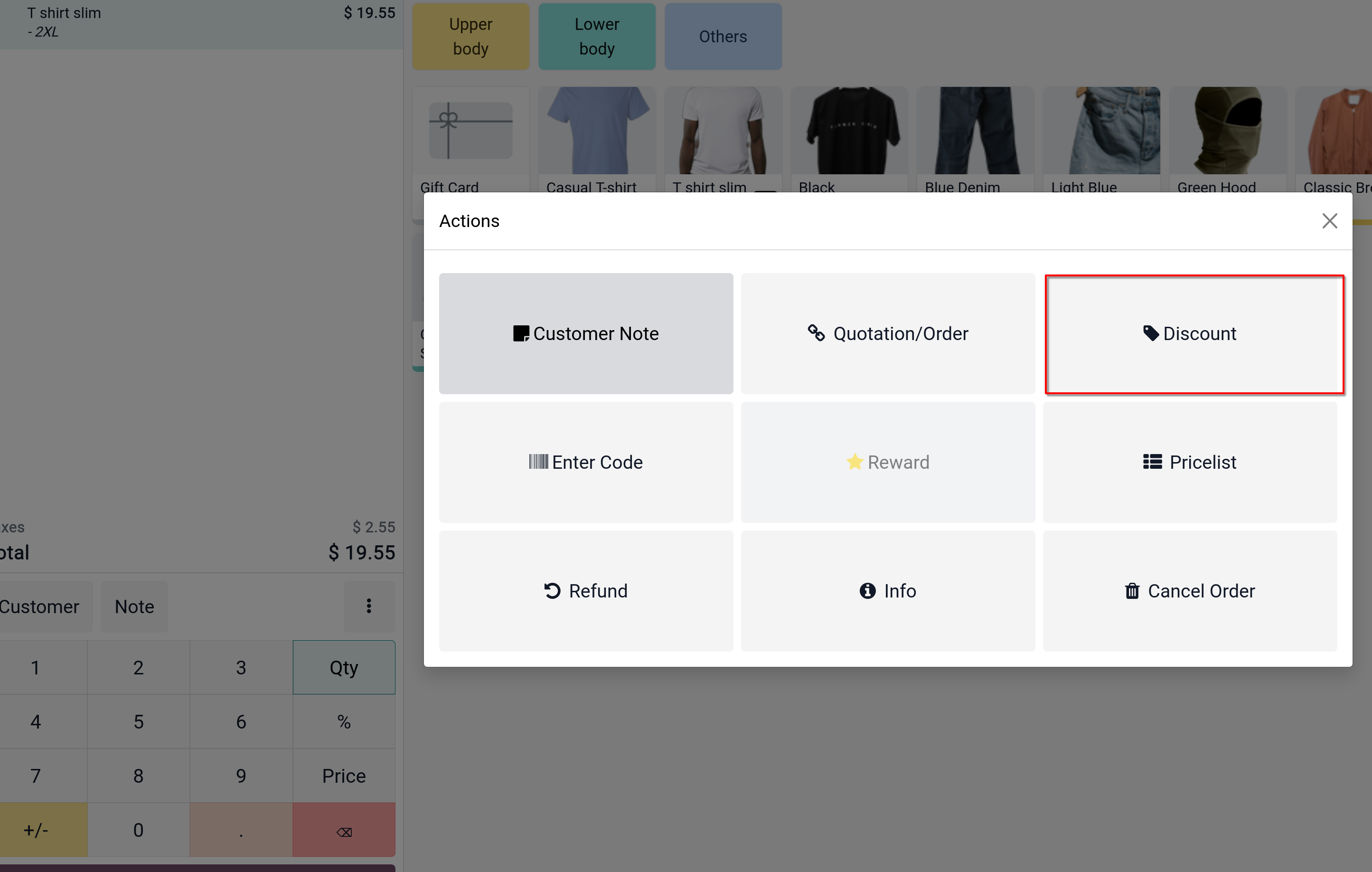 pos discount globally session