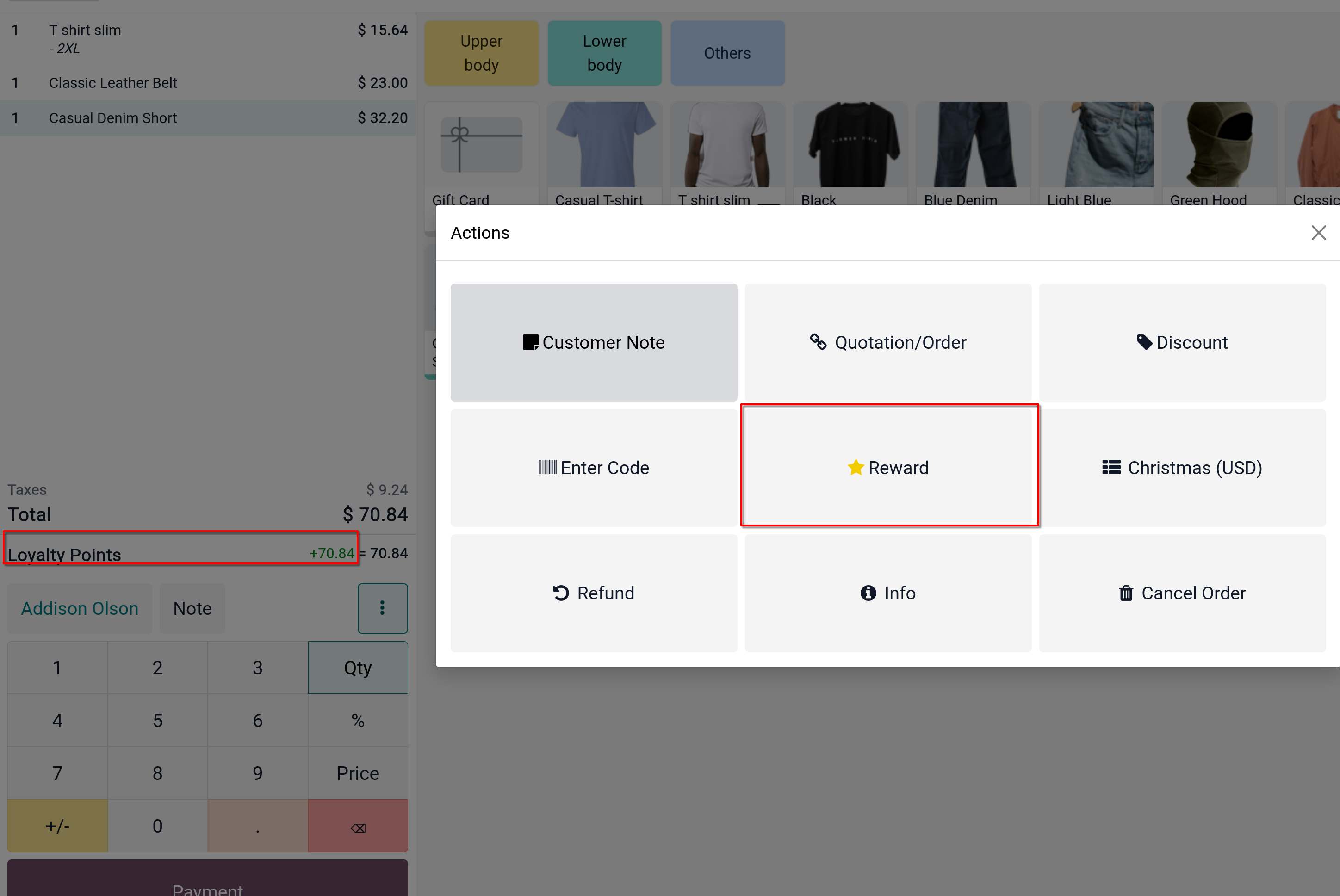 pos loyalty using