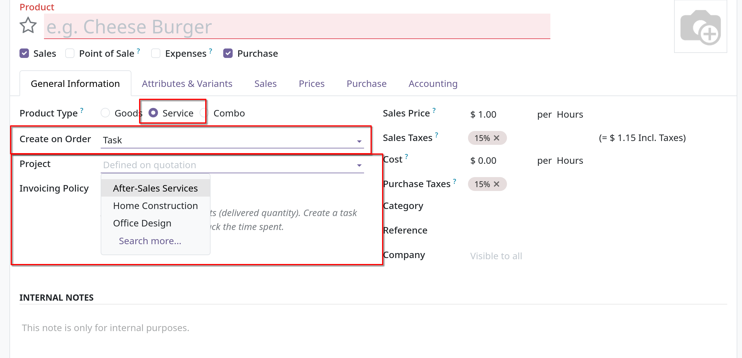 invoicing project