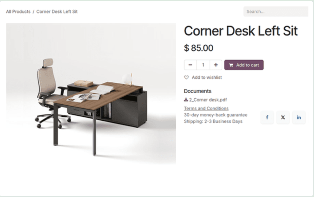website publish document