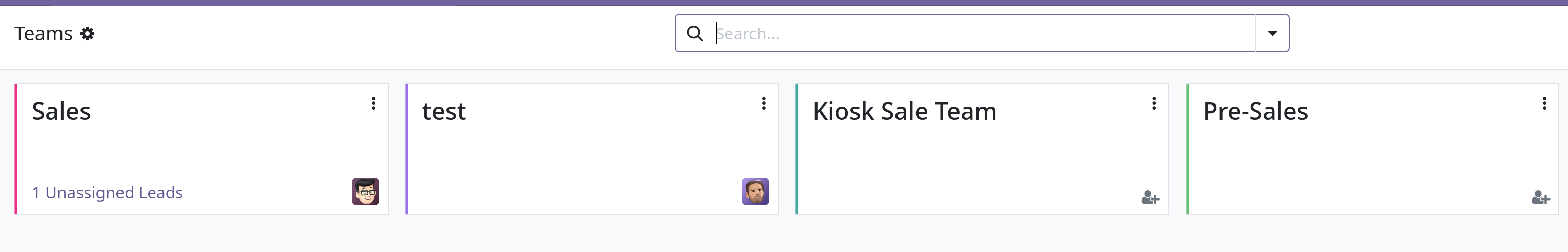 sale team dashboard